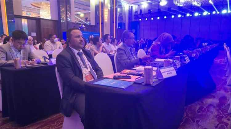الرئيس التنفيذي للهيئة العامة للشؤون البحرية الأستاذ فهيم سيف علي يشارك في المنتدى الرابع للتخطيط المكاني البحري لدول طريق الحرير البحري في الصين