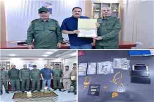 مدير أمن عدن يكرم أفراد البحث الجنائي بشرطة بئر فضل تقديرا لجهودهم في إعادة فتاة واستعادة مبالغ ومصوغات ذهبية